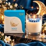 Al Saad Rose Moon Scented Candle – Luxury Fragrance Candle 216g
