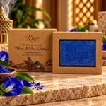Al Saad Rose Blue Nila Essence Soap – Moroccan Blue Nila Soap 90g