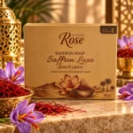 Al Saad Rose Saffron Luxe Soap with Vitamin E – 90g - Image 2