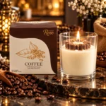 Al Saad Rose Coffee Scented Candle – 216g
